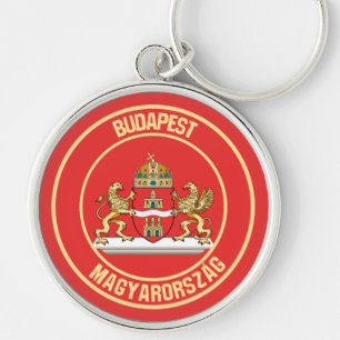 Chaveiro Budapest Round Emblem