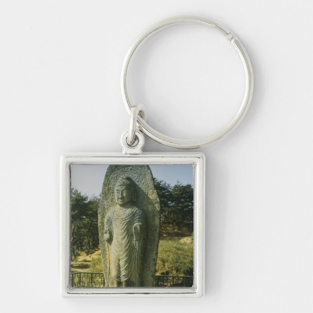 Chaveiro Buddha estando em Ch'olch'on-ni, Naju, 10o centu (Frente)