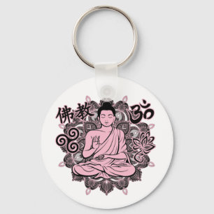 Chaveiro Buddha ornamentado