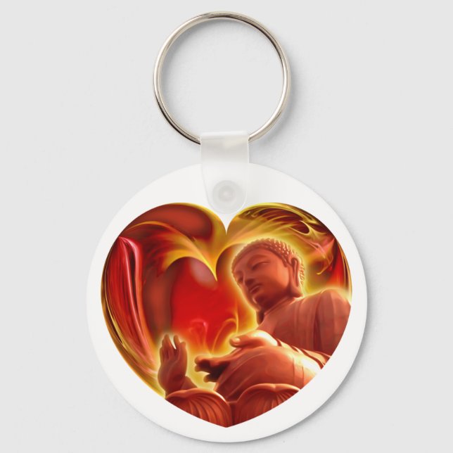 Chaveiro BUDHA Heart (Frente)