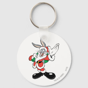 Chaveiro BUGS BUNNY™ Papai Noel Acenando