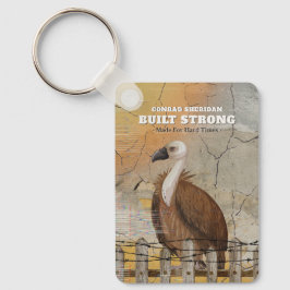 Chaveiro Built Strong Personalized Encouragement 