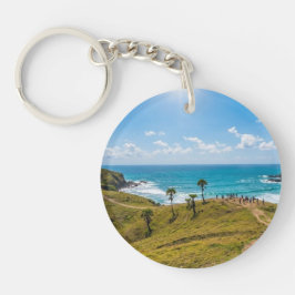 Chaveiro Bukit Merese Lombok Coastal View Keychain