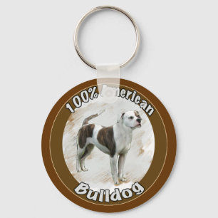 Chaveiro buldogue americano