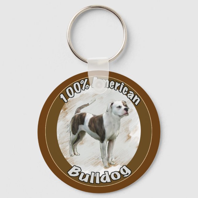 Chaveiro buldogue americano (Frente)