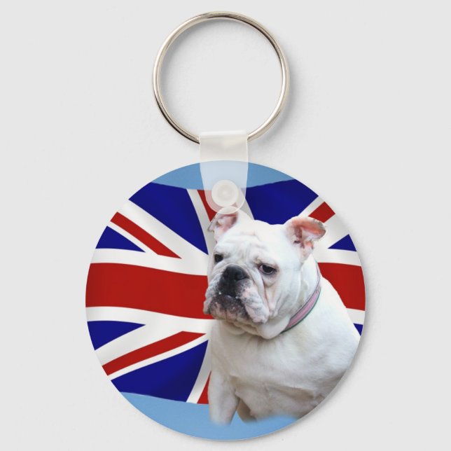 Chaveiro Buldogue Britânico (Frente)