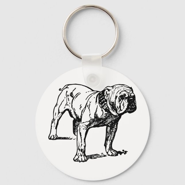 Chaveiro Buldogue Dog Business (Frente)