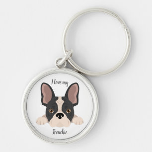 Chaveiro Buldogue francês. Frenchie