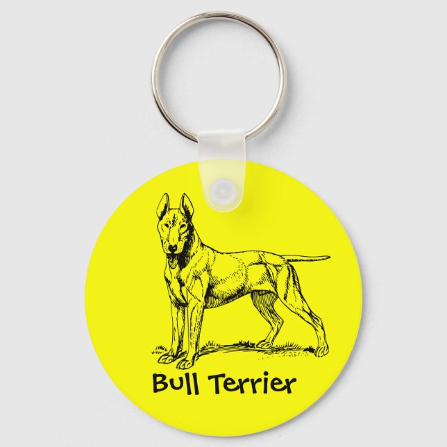 Chaveiro Bull terrier (Frente)