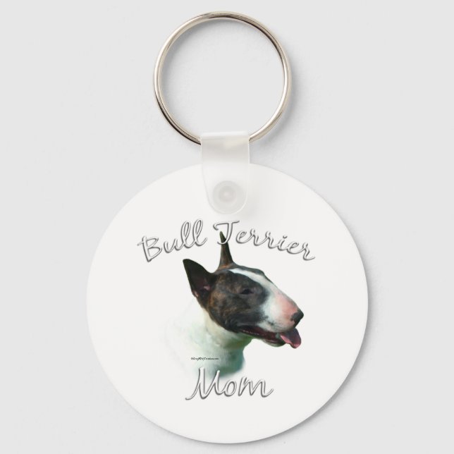 Chaveiro Bull Terrier Mãe 2 (Frente)