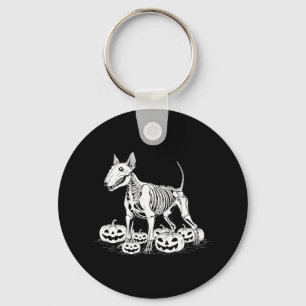 Chaveiro Bull Terrier Skeleton Birthday Halloween Mens Mulh