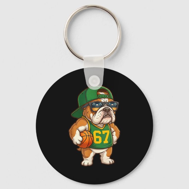 Chaveiro Bulldog Basketball 67 Gen Alpha Slang Srts Dog Boy (Frente)