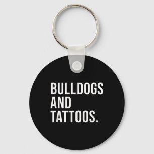 Chaveiro Bulldog E Tattoos Proprietário Do Bulldog Cão Cach