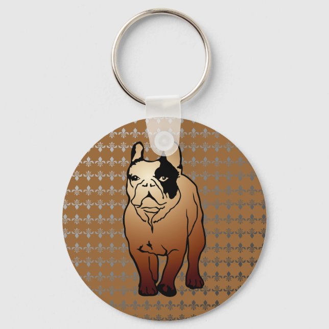 Chaveiro Bulldog Francês (Frente)