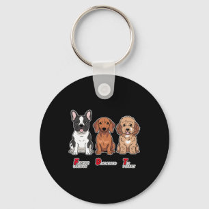 Chaveiro Bulldog Francês Dachshund Poodle Toy Engraçado Sut
