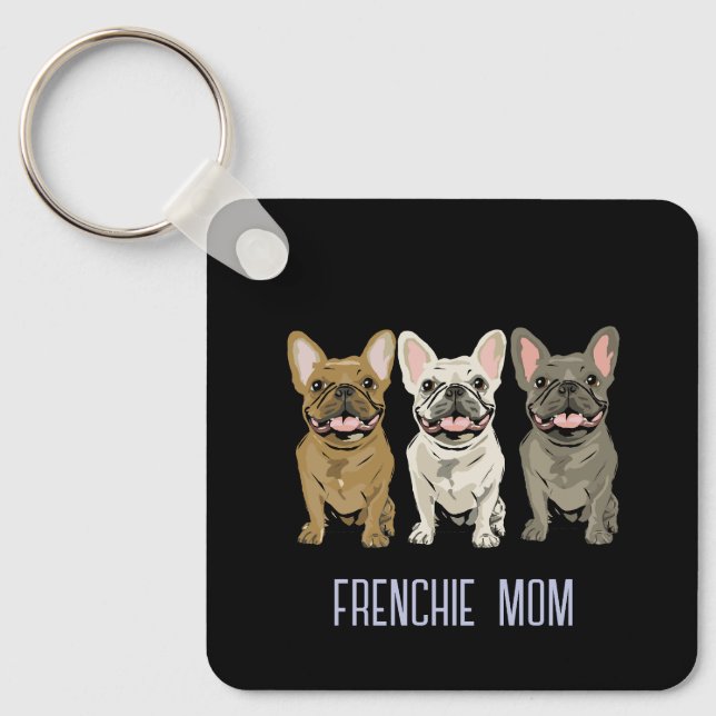 Chaveiro Bulldog Francês, Mãe de Frenchie (Frente)