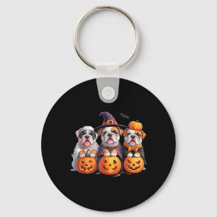 Chaveiro Bulldog Inglês Engraçado Fantasma Frenchie Cachorr