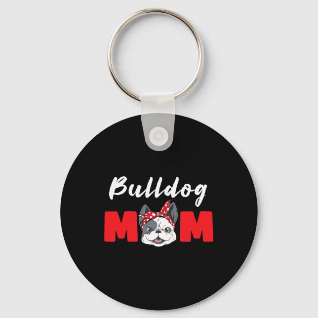 Chaveiro Bulldog Mãe - Bulldog (Frente)