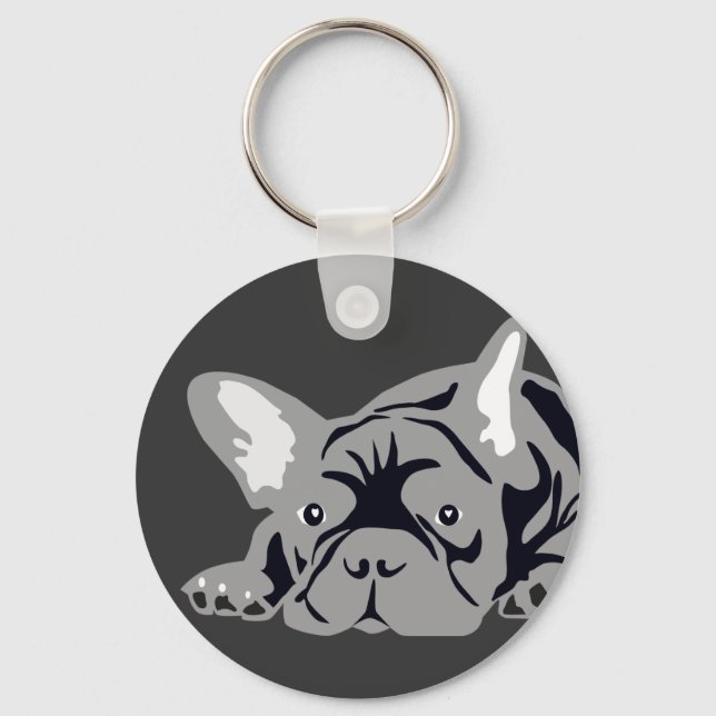 Chaveiro Bulldogs Franceses (Frente)