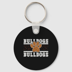 Chaveiro Bulldogs Vintage Orgulho da Equipe Espírito Escola