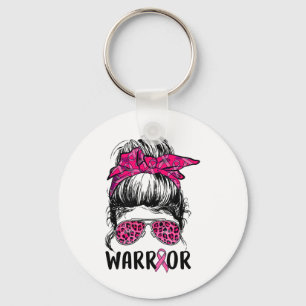 Chaveiro Bun Gles usa guerreiro cor-de-rosa Conscientização