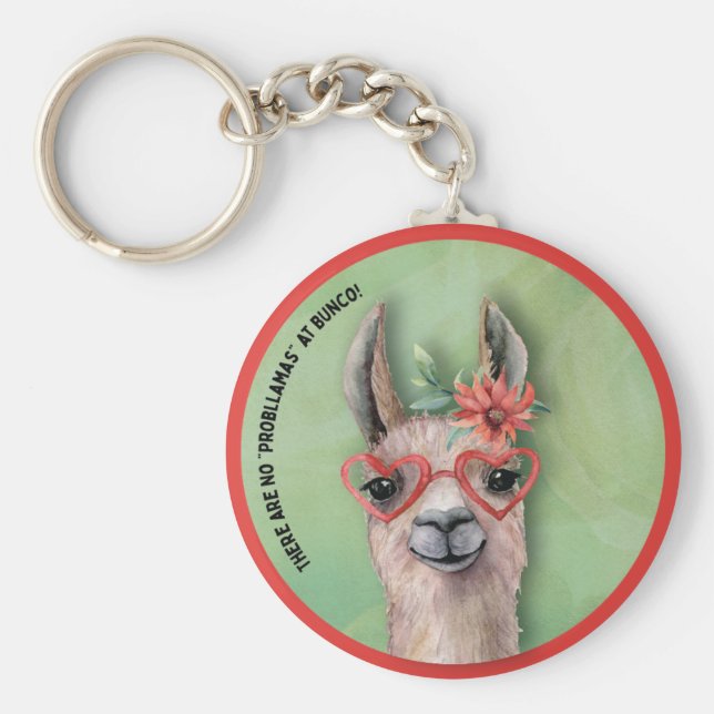 Chaveiro Bunco Funny Llama (Frente)