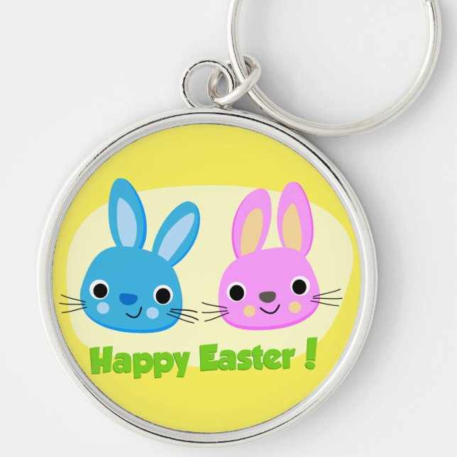 CHAVEIRO BUNNIES "FELZ PASCOA" (Frente)