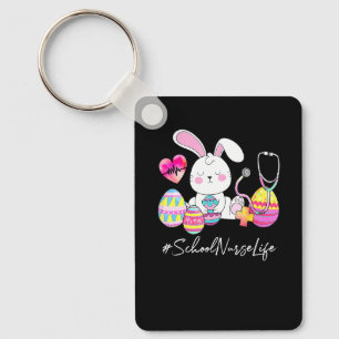 Chaveiro Bunny Estetoscópio Fofo Enfermeira Escolar Vida Fe