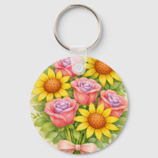 Chaveiro Buquê Floral