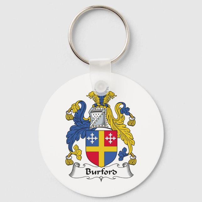 Chaveiro Burford Family Crest (Frente)