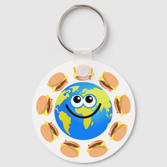 Chaveiro Burger Globe (Frente)