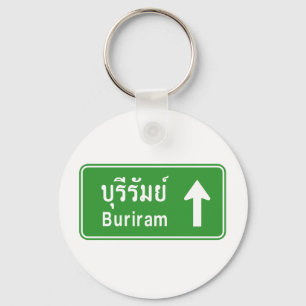 Chaveiro Buriram À Frente ⚠ Sinal De Estrada Tailandês