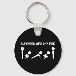 Chaveiro Burpees são meu PED