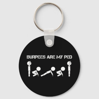 Chaveiro Burpees são meu PED