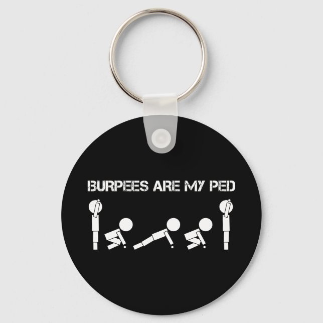 Chaveiro Burpees são meu PED (Frente)