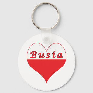 Chaveiro Busia Polonês Heart