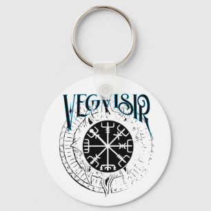 Chaveiro bússola do vegvisir nordic pathfinder