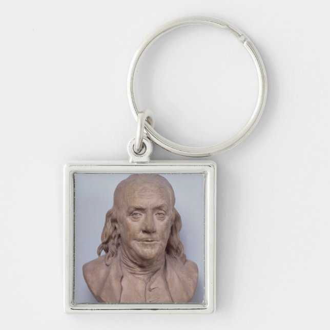 Chaveiro Busto de Benjamin Franklin 1778 (Frente)