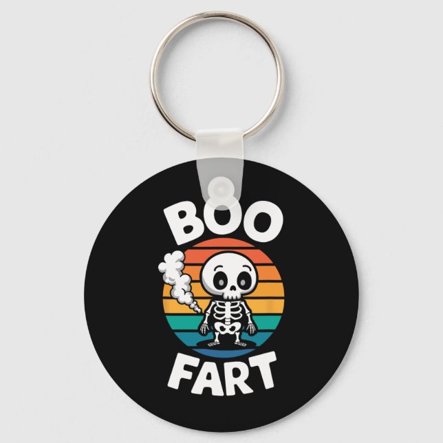 Chaveiro Buu Fart Esqueleto Farting Engraçado Para o Hallow (Frente)