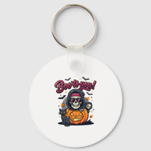 Chaveiro Buu para Você Esqueleto de Abóbora de Halloween