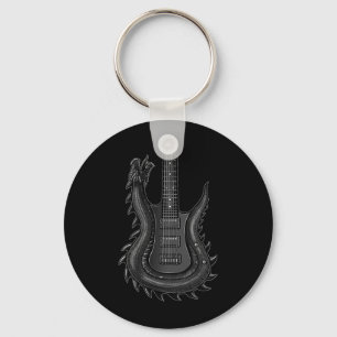 Chaveiro Bynd Rock And Roll Guitar S Para Homens Bynd Tee 3
