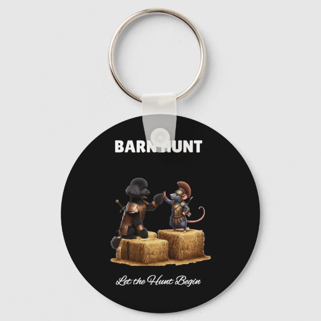 Chaveiro Byrn Hunt Lover - Rato Do Guerreiro E Poodô Negro (Frente)