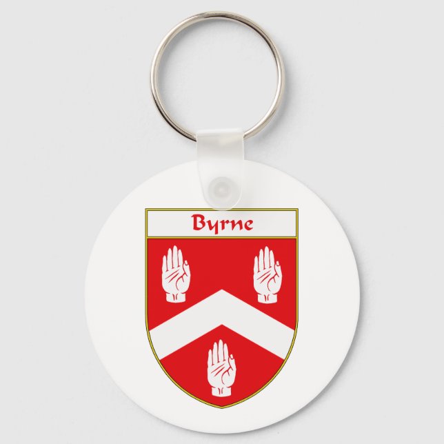 Chaveiro Byrne Casaco de Braços/Proteção Familiar (Frente)