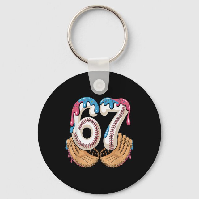 Chaveiro Bysebyll 67 - Gotejamento de Sorvete 67 Meme Diver (Frente)