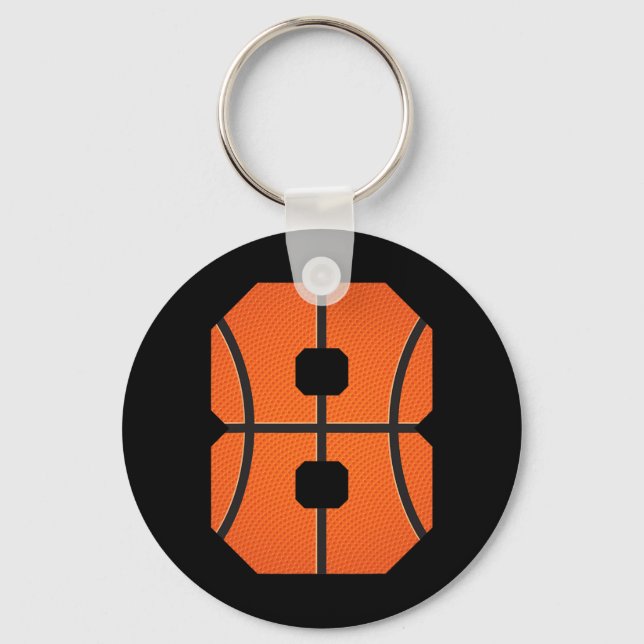 Chaveiro Bysketbyll Boys Birthday Bbyll Player 8 (Frente)