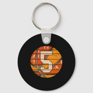 Chaveiro Bysketbyll Número 5 Jersey Love Bysketbyll Player