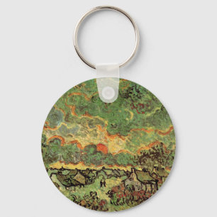 Chaveiro Cabanas Ciprestes Lembrança do Norte de Van Gogh