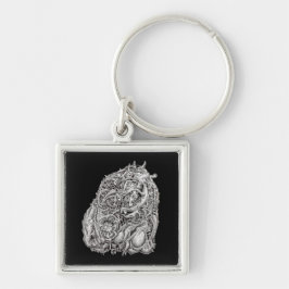 Chaveiro Cabeça Cosmográfica de Brian Benson