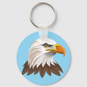 Chaveiro Cabeça de águia americana