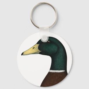 Chaveiro Cabeça de Drake do pato selvagem